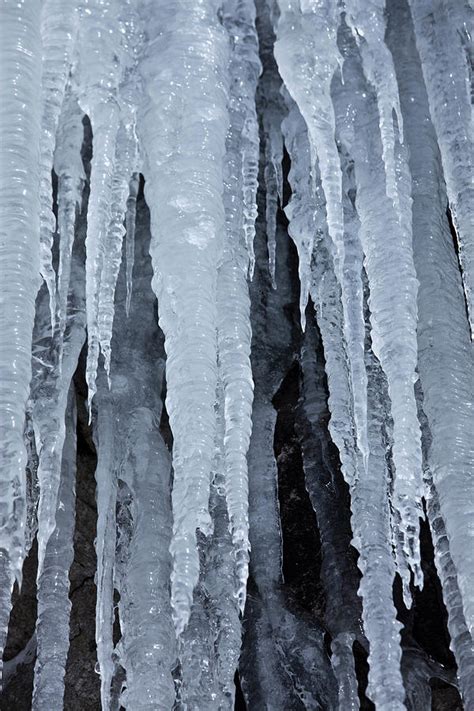 Close Up Of Icicles By Walter Zerla