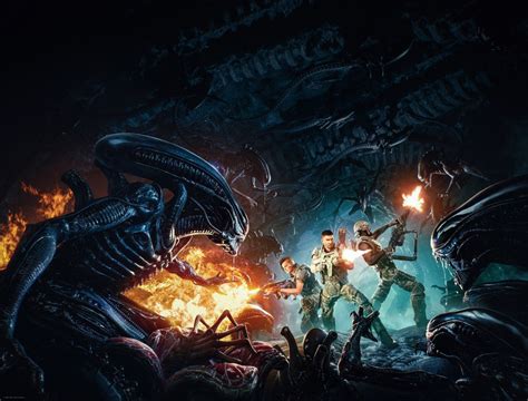 Aliens Fireteam Announce Trailer Website