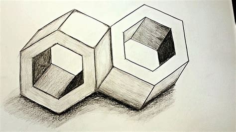 How To Draw 3d Optical Illusions Inseparable Youtube