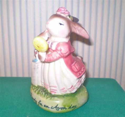Vintage 1980s Precious Moments Avon Bunny Easter Bunny Etsy Egg