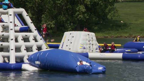 The Biggest Inflatable Water Park In The Uk Is Open For Summer Itv