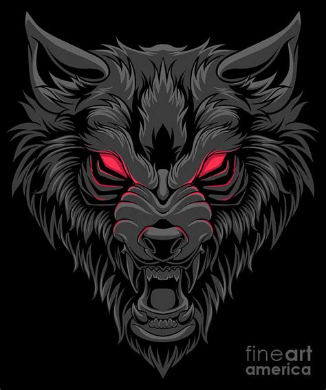 Fenrir Wolf Viking Symbol Norse Mythologie Digital Art By Mister