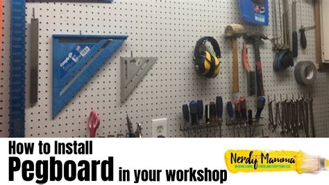 How To Install Pegboard In Your Workshop Youtube