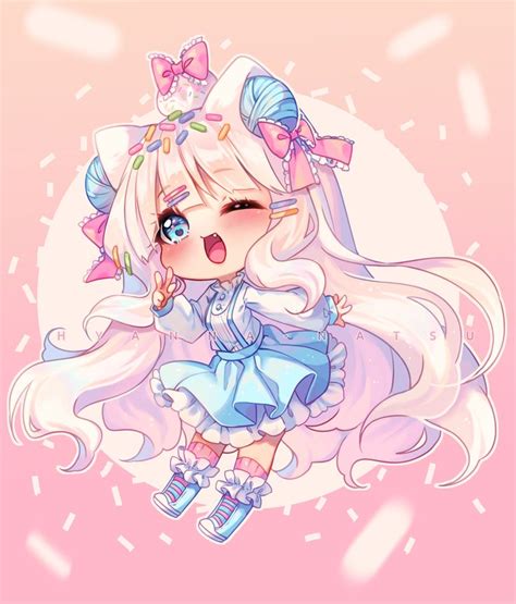 Video Commission Sprinkles Party By Hyanna Natsu On Deviantart Chibi Anime Kawaii Cute