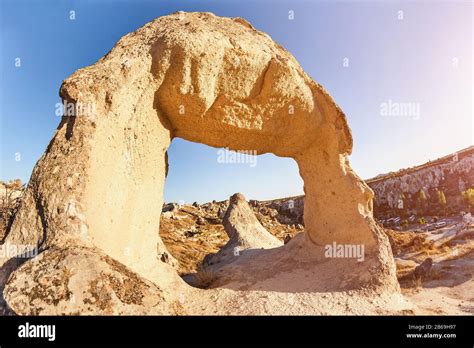 Nature Miracle Sandstone Arch In National Park Stock Photo Alamy