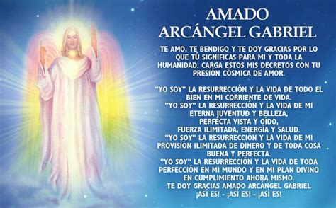 Oracion Al Arcangel Gabriel A San Gabriel Arcangel Devocion By