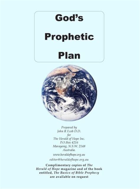 Gods Prophetic Plan The Herald Of Hope