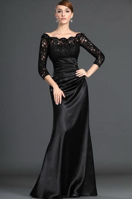 black formal evening gowns