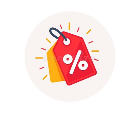 Discount Offer Tag Icon Shopping Coupon Symbol Sale Label Tag Vector