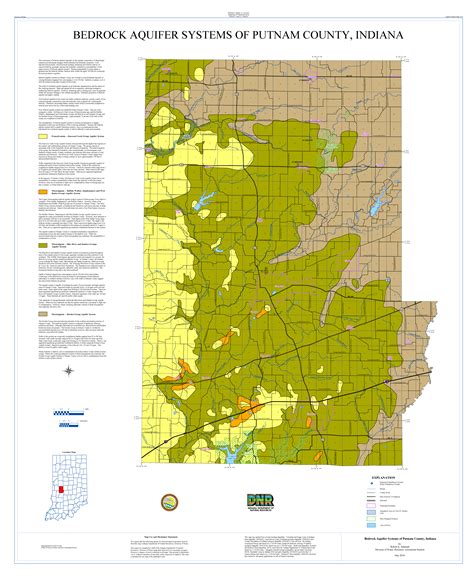 Dnr Water Aquifer Systems Maps 67 A And 67 B Unconsolidated And