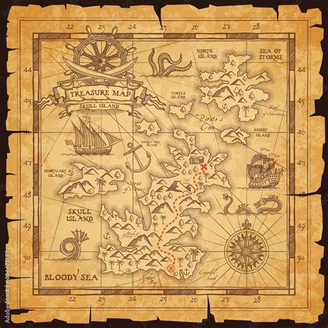 Old Pirate Maps