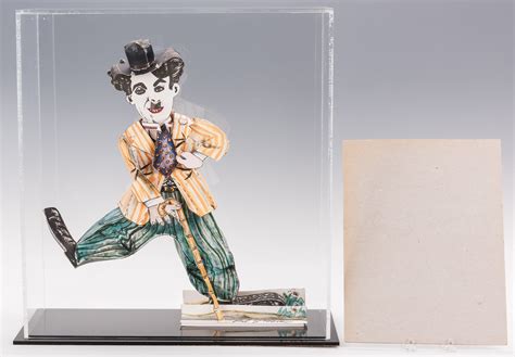 Lot 581 Red Grooms 3D Sculpture Of Charlie Chaplin Exhibit Catalog