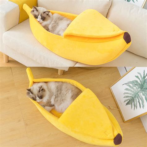 Banana Cat Bed Pawfect4pets