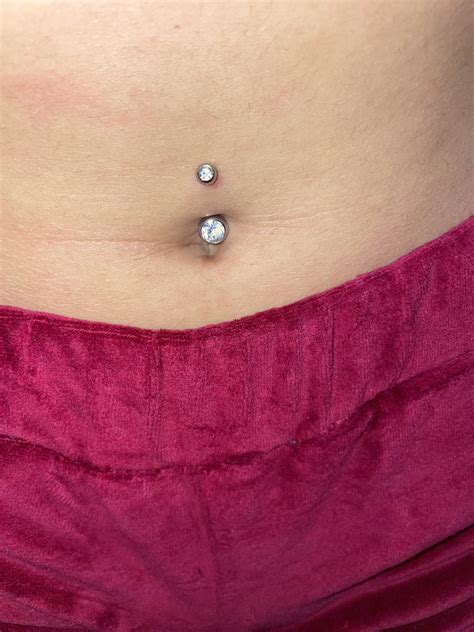 Is My Belly Button Piercing Infected I Just Got It Pierced Yesterday And Theres Redness Around