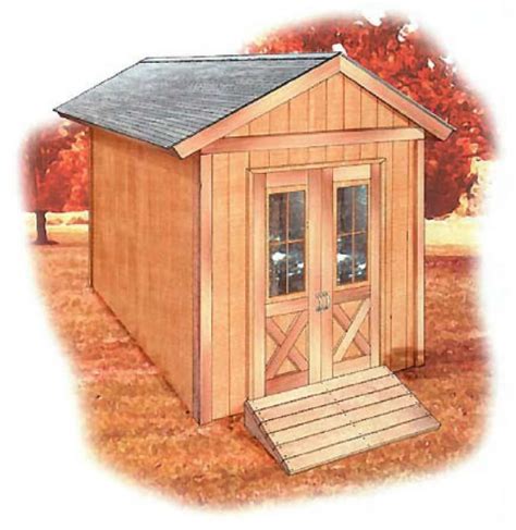 Free 8x12 Gable Roof Shed Plan