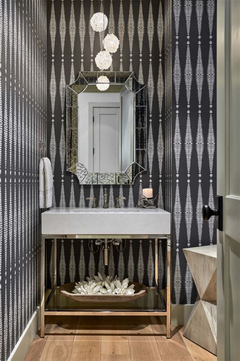 Serene Sanctuary Transitional Powder Room Denver By Cathers