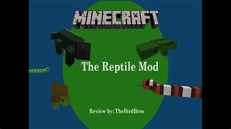 Minecraft The Reptile Mod Youtube
