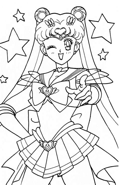 Sailor Moon Coloring Book Xeelha Libro De Colores Marinero Diario