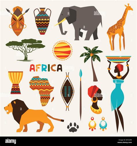 Africa African Symbol Continent Stock Photos And Africa African Symbol