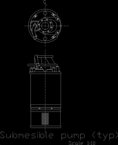 Submersible Pump Dwg Block For Autocad Designs Cad