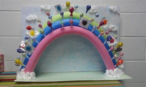 Making your own decorations not only saves money and cuts out pointless waste, but is a great way to do something creative. Lollipop/sucker stand. Pool noodles, cotton balls and hot ...