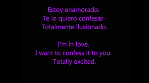 Estoy Enamorado English And Spanish Subtitles Youtube