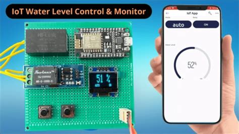 Iot Based Water Level Control And Monitoring With Esp8266