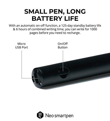 Neo Smartpen M1 Bluetooth Digital Pen Black Bundle With N 2019