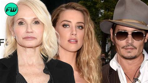Why Is Johnny Depps Ex Girlfriend Ellen Barkin Supporting Amber Heard