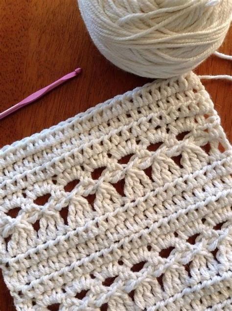 Use when crocheting homeware, blankets and cushions, in your favourite yarn. Decorative Crochet Stitches - Free Patterns and Tutorials ...