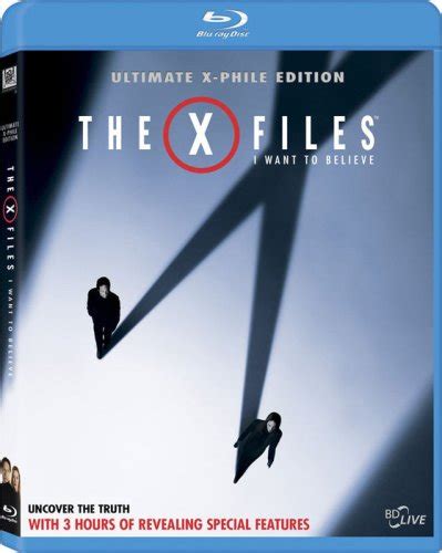 X Files The I Want To Believe Ultimate X Phile Edition Amazon Blu