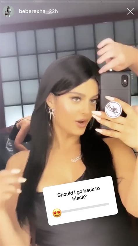 Bebe Rexha Debuted Long Black Hair And We Cant Get Over How