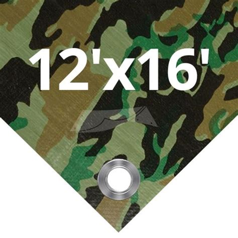Camouflage Tarps 12 X 16