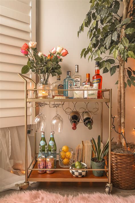 7 Simple Ways To Upgrade Your Bar Cart Kelly Prince Writes Home Bar