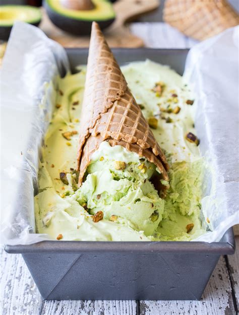 Besides the time needed for chilling and freezing the mixture, making homemade ice cream has a surprisingly short prep time. No Churn Avocado Pistachio Ice Cream | I Wash You Dry