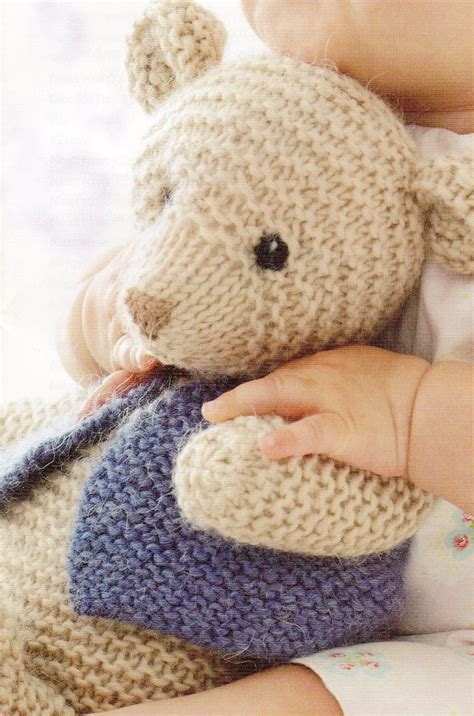 Easy To Knit Bear Pattern Digital Pdf Download Teddy Bear Knitting