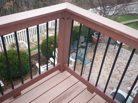 With the porch railing materials ready to go and a free weekend ahead, i was ready to start installing the wood porch railings. Cheap Deck Railing Ideas House Design Plans - Get in The ...
