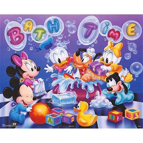 4 Disney Prints Babies Mickey Mouse And Friends