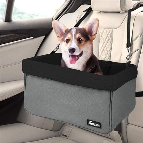 Jespet Dog Booster Seats For Cars Portable Dog Car Seat Travel Carrier