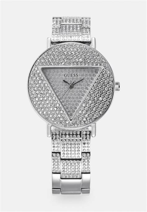 Guess Ladies Trend Montre Silver Colouredargenté Zalandofr