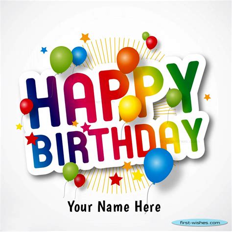 Happy Birthday Wishes With Name Image Name Art Pic