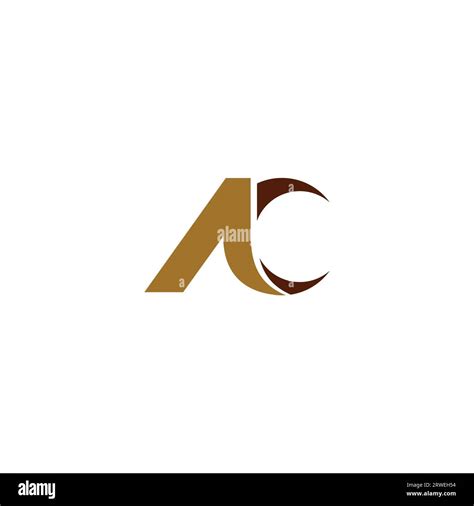 Ac Logo Design Letter Ac Icon Vector Stock Vector Image And Art Alamy