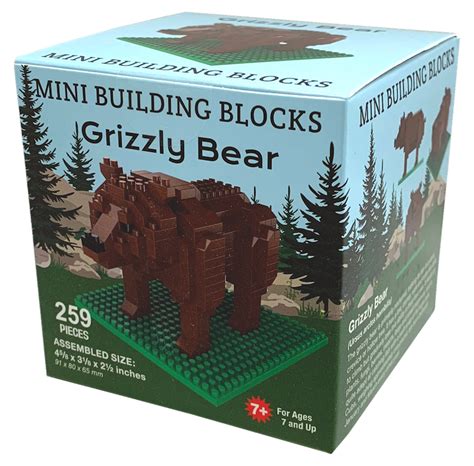 Grizzly Bear Mini Building Blocks