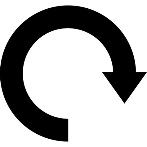 Reload Circular Arrow Symbol Free Arrows Icons