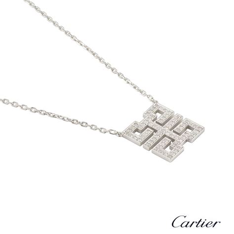 Cartier Baiser Du Dragon Diamond Pendant Rich Diamonds