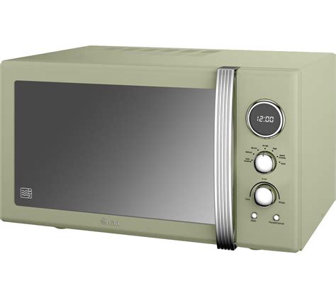 Buy Swan Retro Sm22085gn Solo Microwave Green Free Delivery Currys