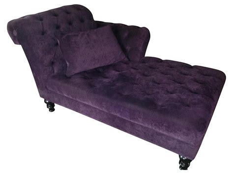 Purple Velvet Chaise Lounge | Chairish