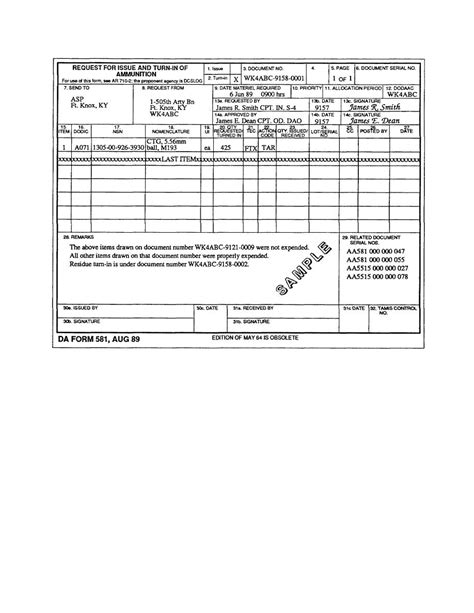 Da Form 5811 Fillable Printable Forms Free Online