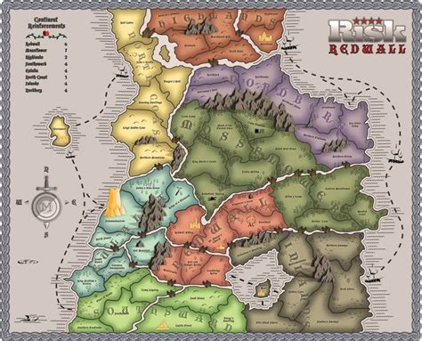 Play Redwall Risk Fantasy World Map Fantasy Map Childrens Books