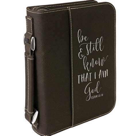 Deluxe organizer black bible cover w study kit x large notebook pen 655294. Be Still And Know Bible Cover, Bible Covers, BIBLE033